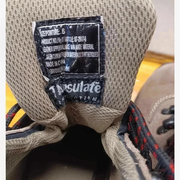 Coleman Tan  Suede Lace Up Hiking Boots Size 6 - Picture 9 of 9